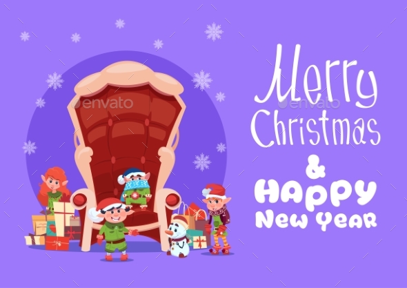 GraphicRiver Merry Christmas And Happy New Year Greeting Card 20818134