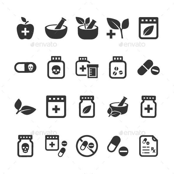 Medication Icons - Web Icons