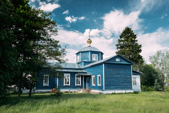 Golovintsy, Gomel District, Gomel Region, Belarus. Old Orthodox - Stock Photo - Images