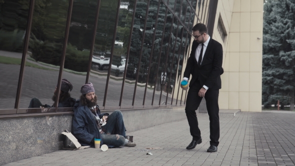 The Rich Man Banishes the Poor, Stock Footage | VideoHive