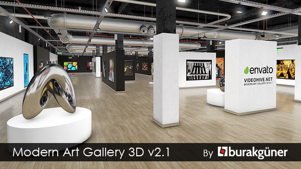 Modern Art Gallery - VideoHive 15929195