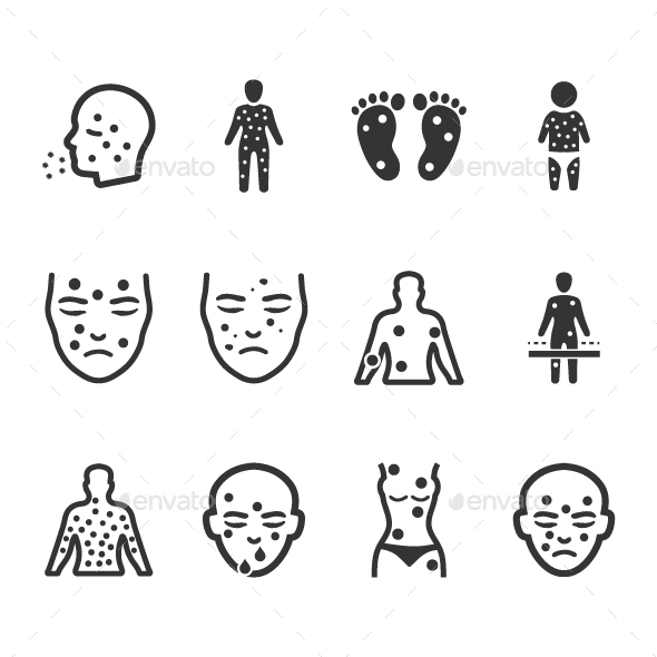 Dermatology Icons - Web Icons