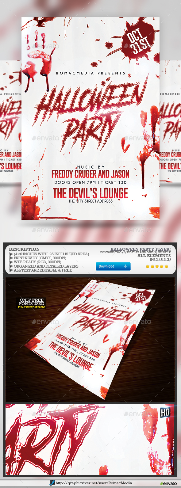 Halloween Bloody Party - Clubs & Parties Events