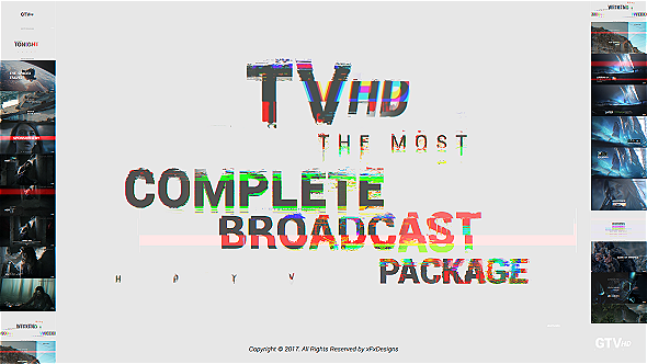 Glitch TV Complete - VideoHive 20820835