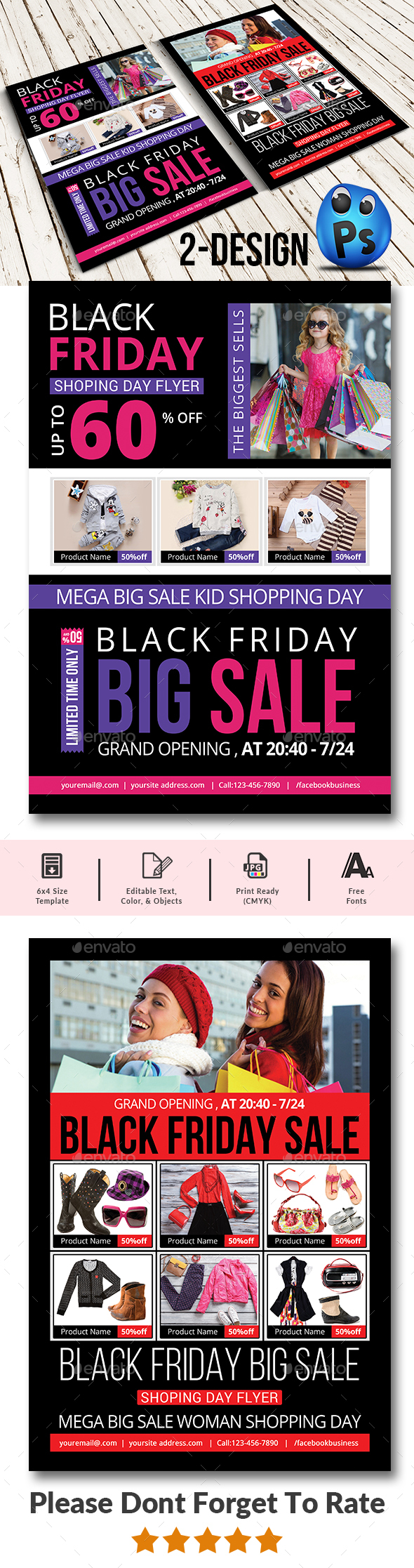 Black Friday Flyer Templates