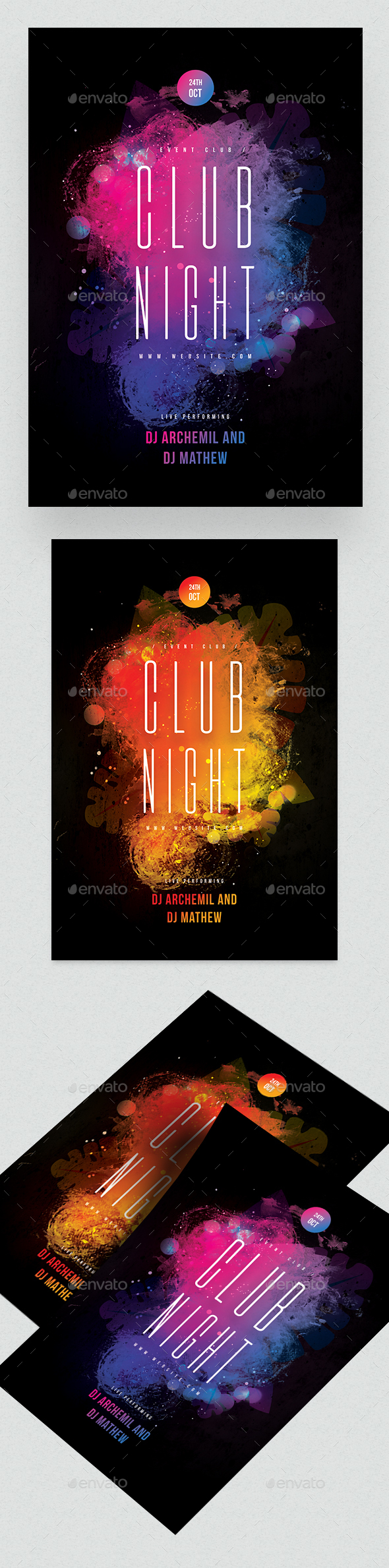 Night Party Flyer - Clubs & Parties Events