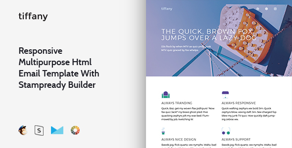 ThemeForest Tiffany Responsive Multipurpose Email Template & Stampready Builder 20724694 ThemeForest Tiffany Responsive Multipurpose Email Template & Stampready Builder 20724694