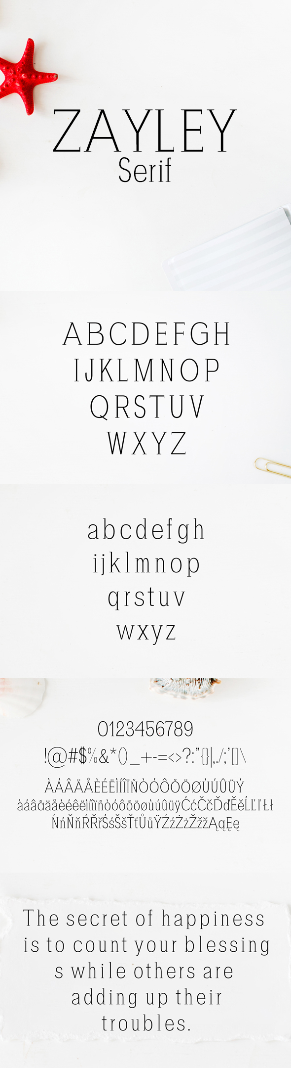 Zayley Serif Regular Font - Serif Fonts