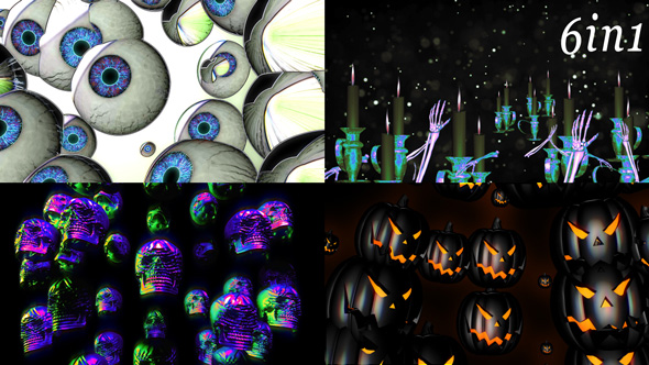 Halloween Parties - VJ Loop Pack (6in1) alt