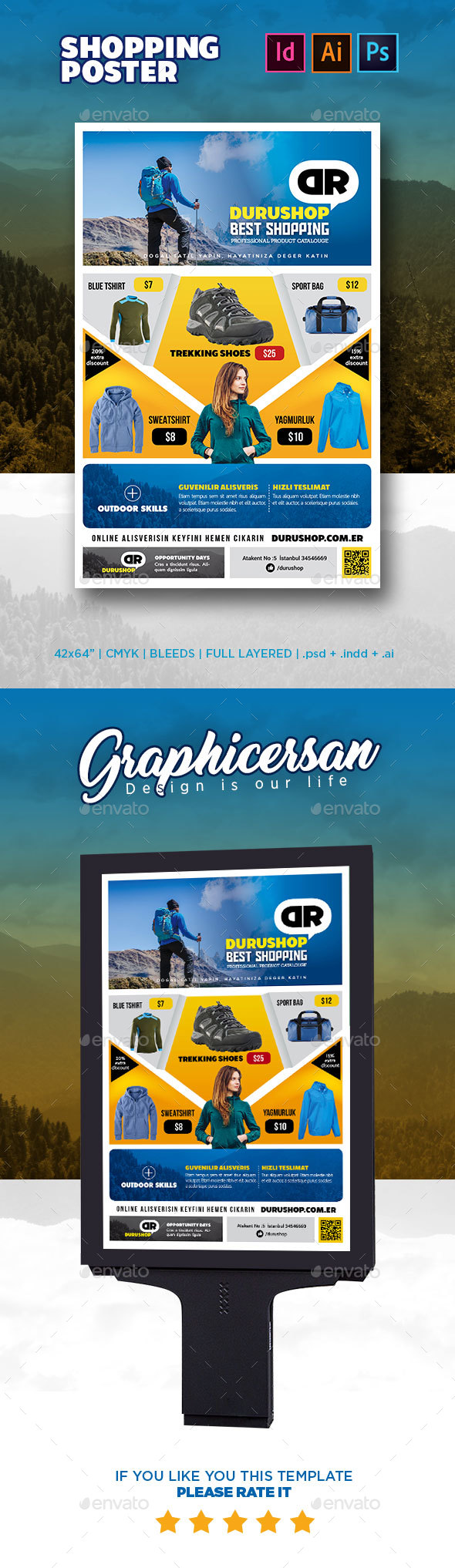GraphicRiver Shopping Poster 20827415 GraphicRiver Shopping Poster 20827415