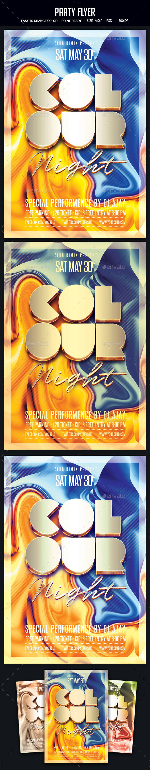Party Flyer - Clubs & Parties Events