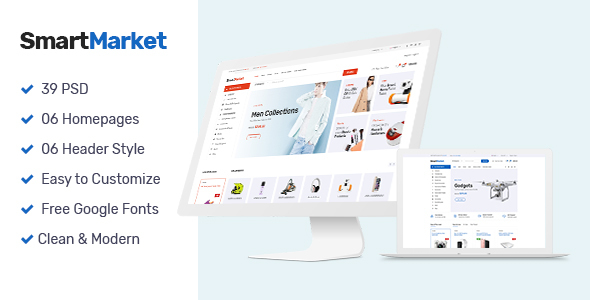 SmartMarket Multipurpose - ThemeForest 20828540