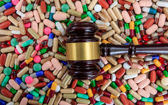 Judge gavel on drugs background Stock Photo by rawf8 | PhotoDune