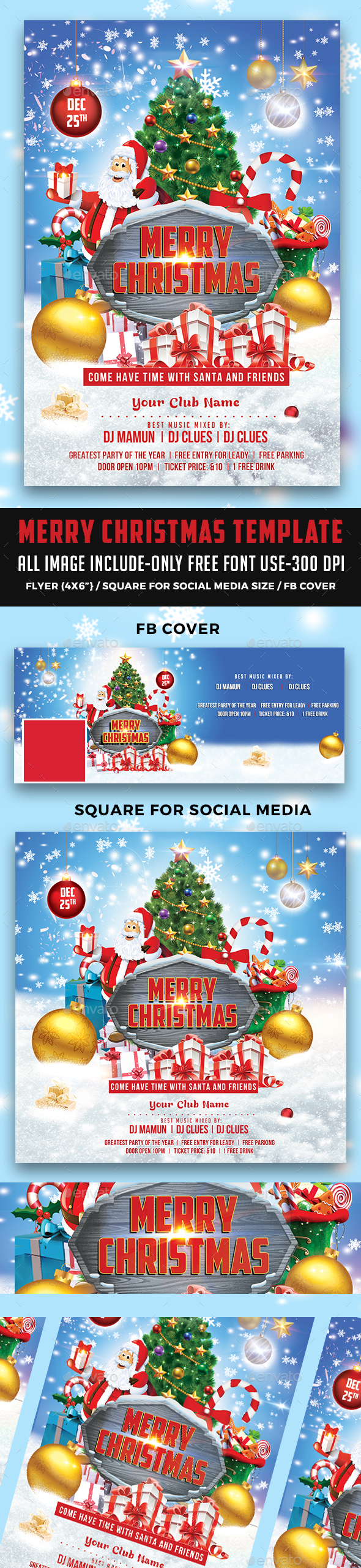 Christmas Flyer - Holidays Events