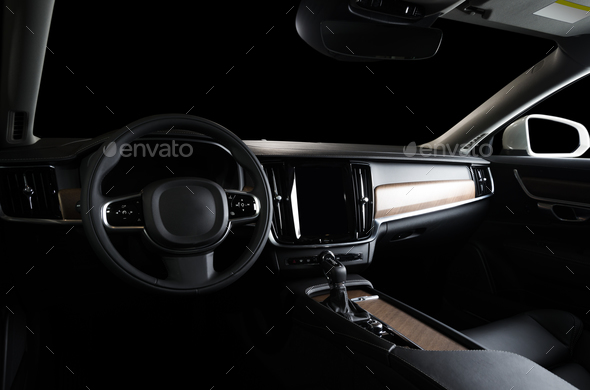 Car interior dashboard - Stock Photo - Images