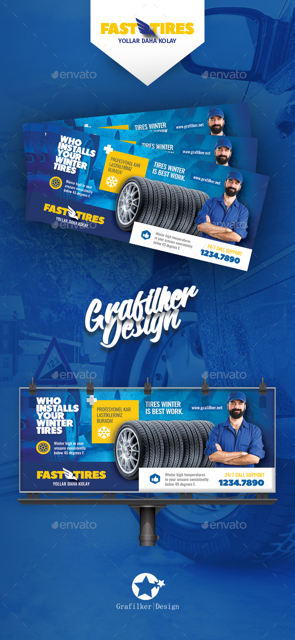 GraphicRiver Auto Tires Billboard Templates 20829417 GraphicRiver Auto Tires Billboard Templates 20829417
