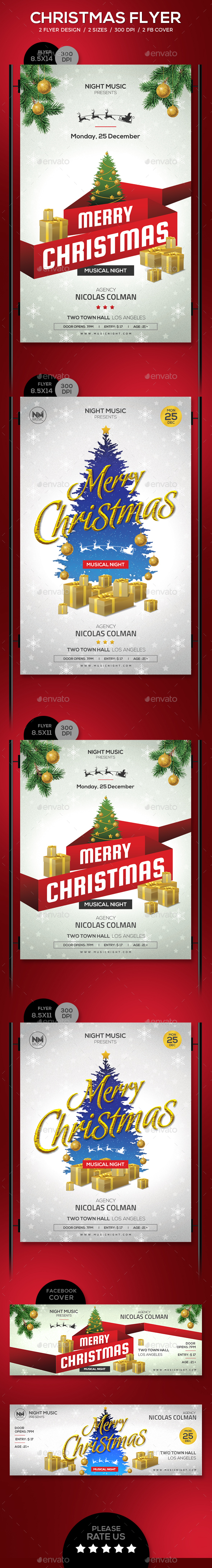 GraphicRiver Christmas Flyer 20829455