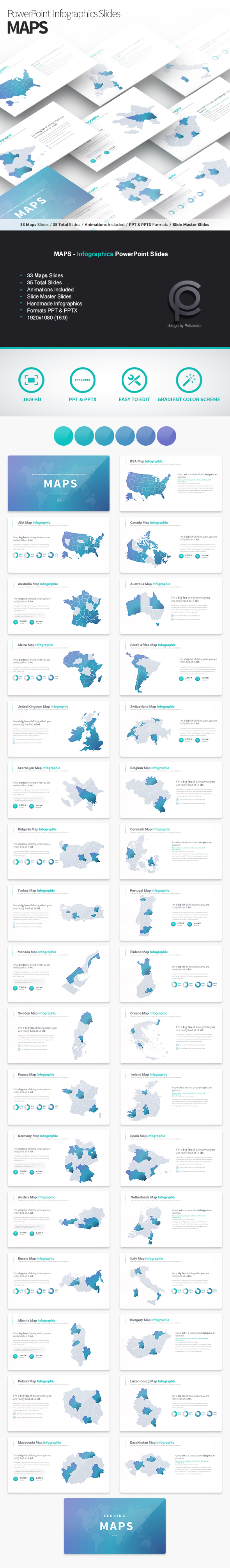 GraphicRiver MAPS PowerPoint Infographics Slides 20829759 GraphicRiver MAPS PowerPoint Infographics Slides 20829759