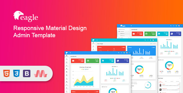 Incredible Eagle - Material+ Bootstrap Admin Template