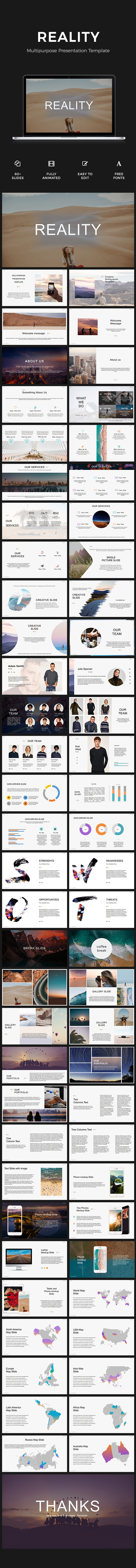 Reality Presentation - PowerPoint Templates Presentation Templates