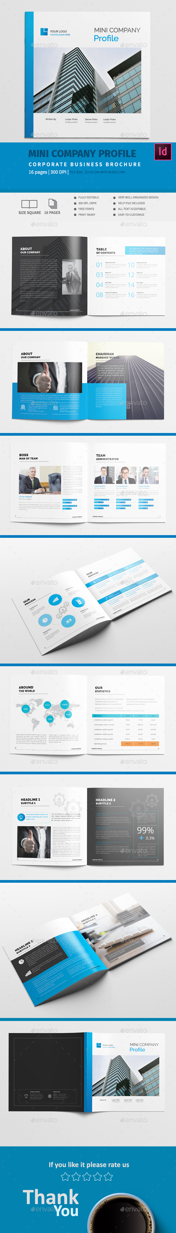 Mini Square Company Profile - Corporate Brochures