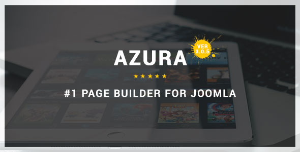 Azura - Responsive Joomla Page Builder - CodeCanyon Item for Sale