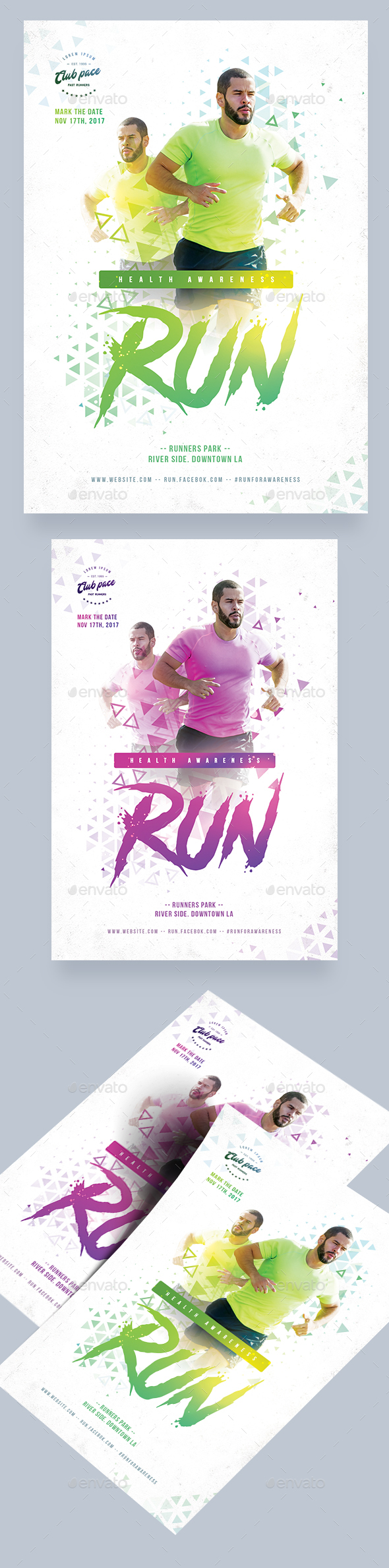 Awareness Run Flyer - Events Flyers