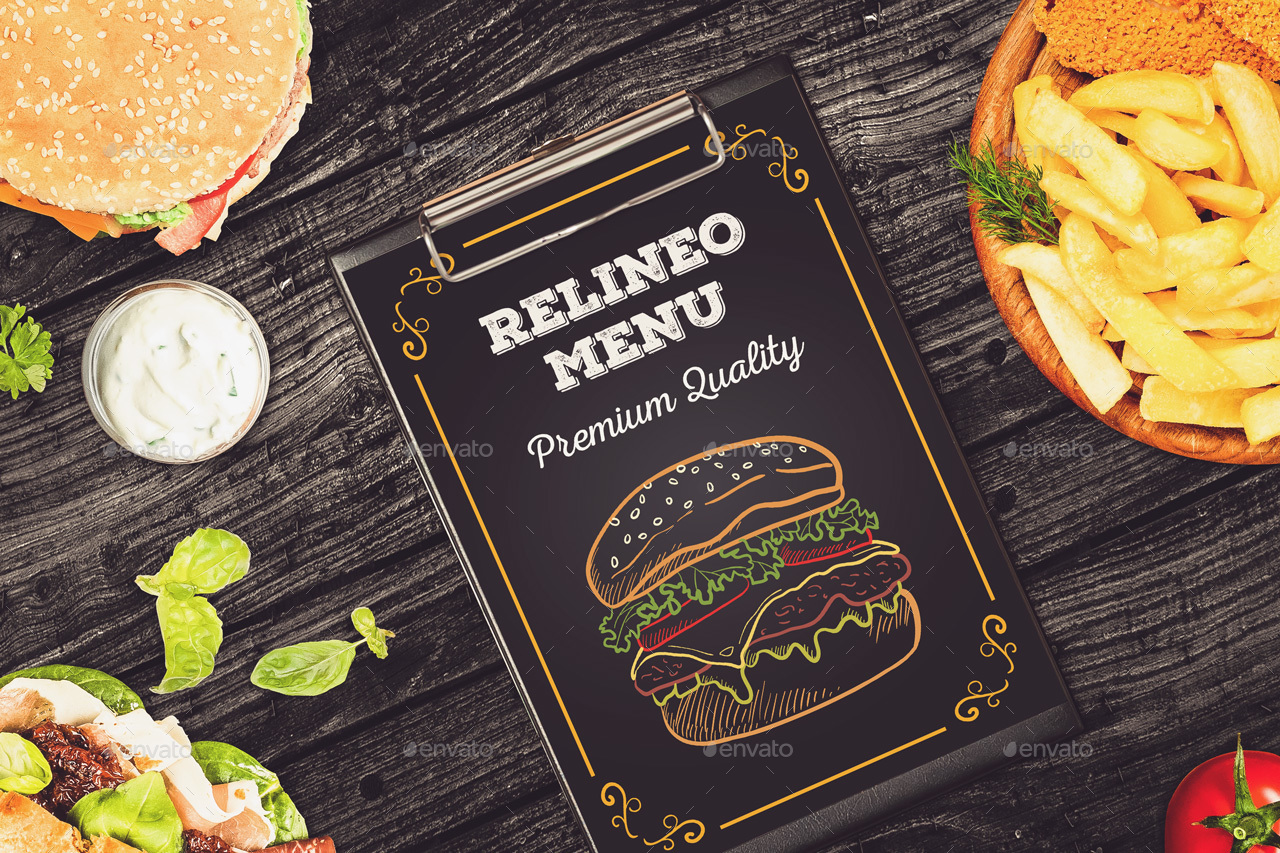 Download Fast Food Menu Mock-up Pack Vol.1 by relineo | GraphicRiver