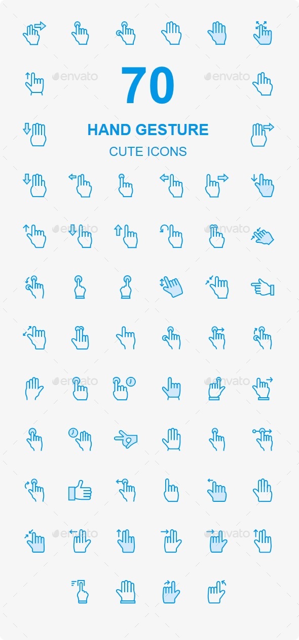 GraphicRiver 50& Hand Gesture Cute Style icons 20831941 GraphicRiver 50& Hand Gesture Cute Style icons 20831941