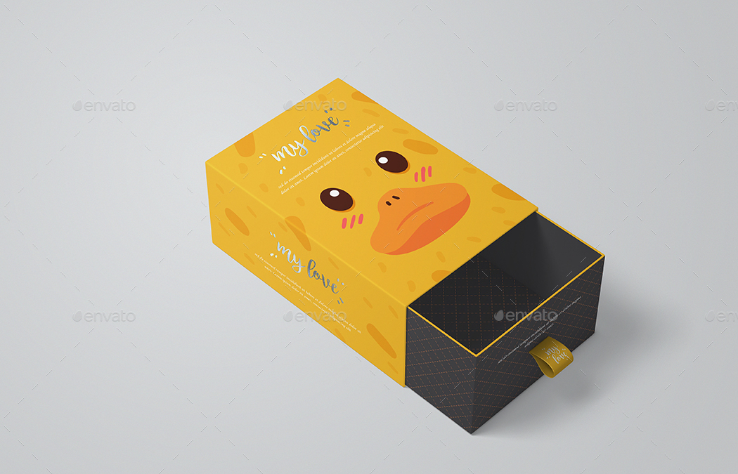 Sliding Box Packaging Package Mockup 03 By Docqueen Graphicriver