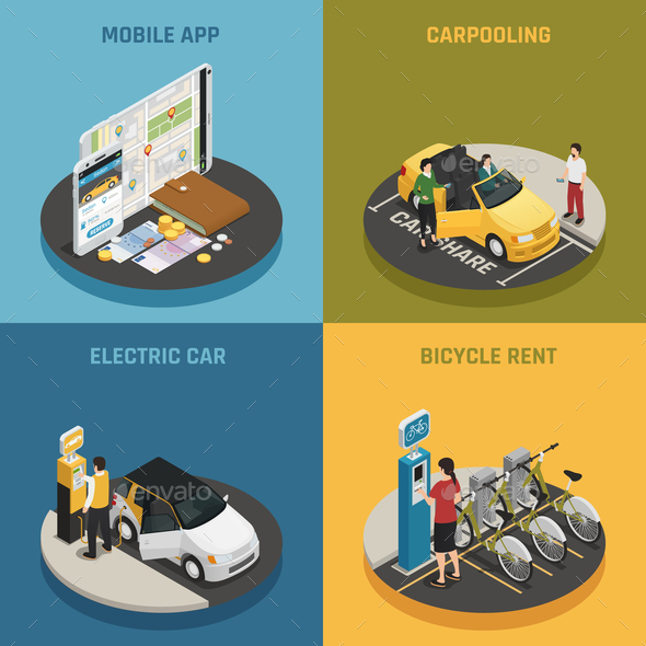 GraphicRiver Carsharing 2x2 Design Concept 20832918