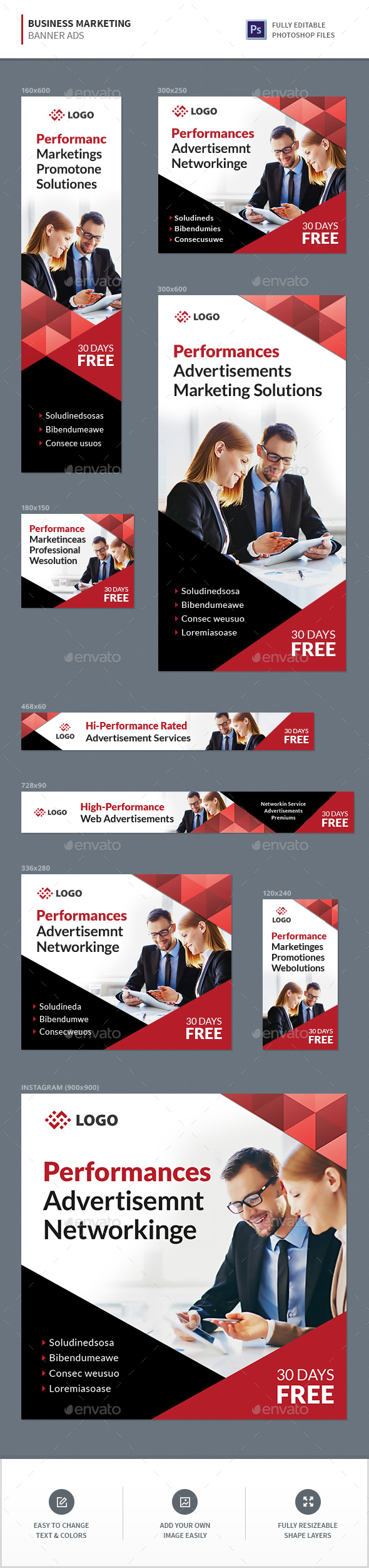 GraphicRiver Business Marketing Banners 20833245 GraphicRiver Business Marketing Banners 20833245