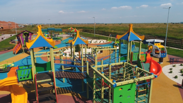 Children's Playground in the Modern Village alt