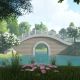 Historic Bridge and Flowers Historic Bridge and Flowers - VideoHive Item for Sale