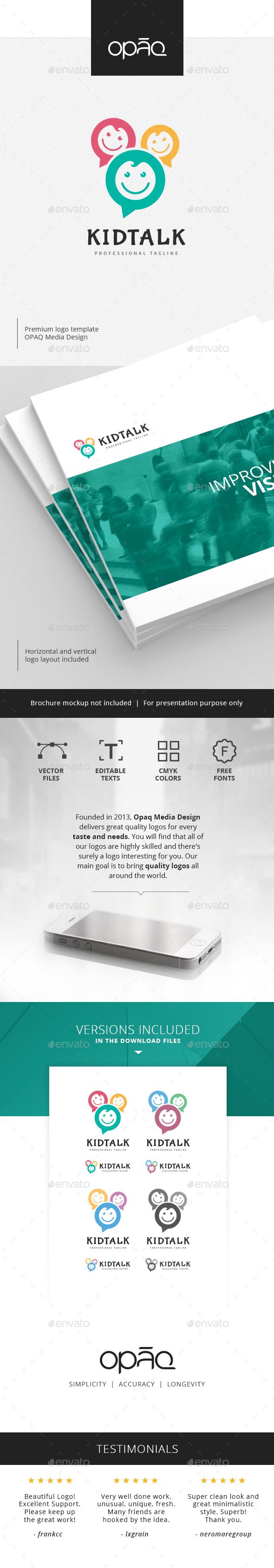 GraphicRiver Little Kids Blog Logo 20835917 GraphicRiver Little Kids Blog Logo 20835917