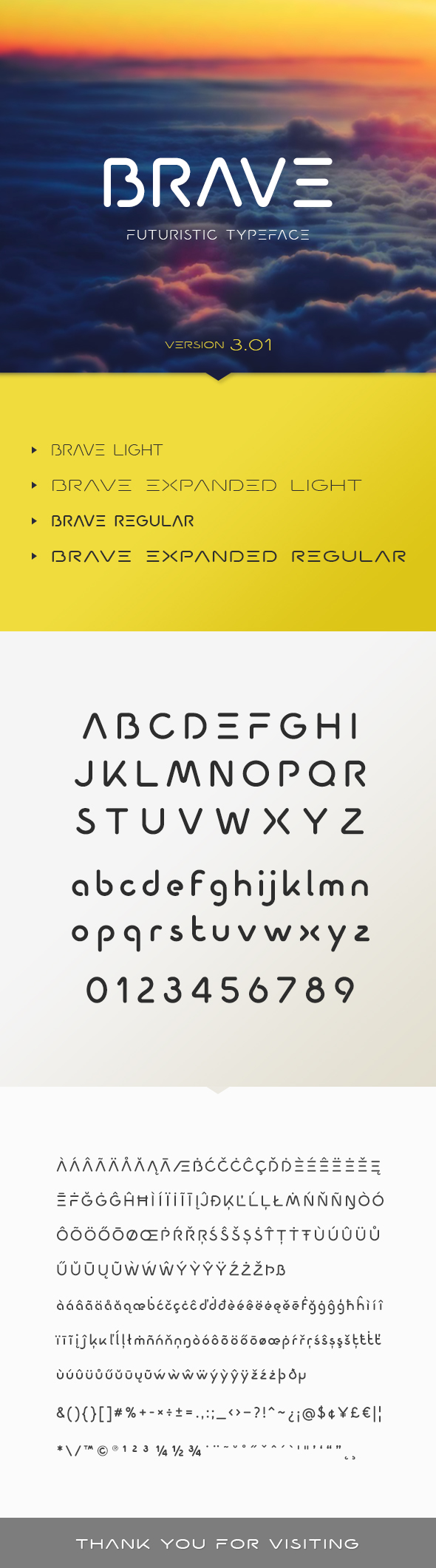Brave Typeface - Futuristic Decorative