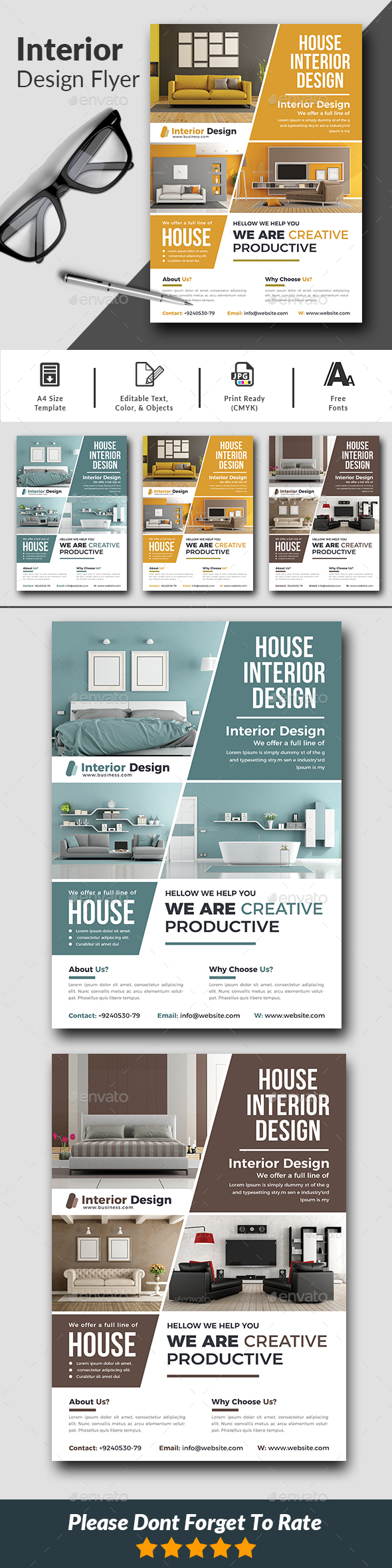 Interior Design Flyer Templates - Corporate Flyers