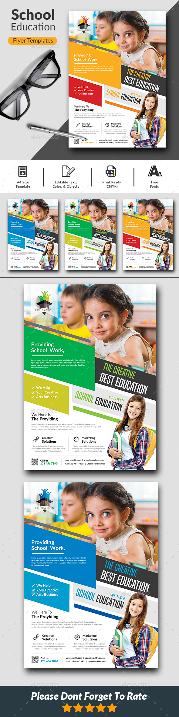 School Education Flyer Templates - Corporate Flyers