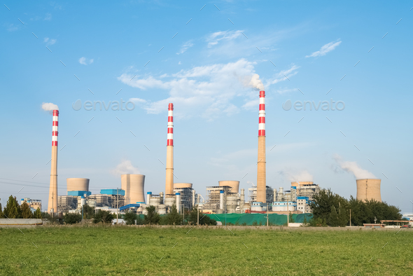 large coal-fired power plant