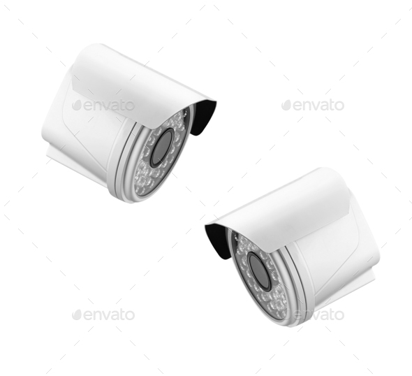 spy camera isolated - Stock Photo - Images