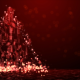 Red Techno Christmas Tree - VideoHive Item for Sale