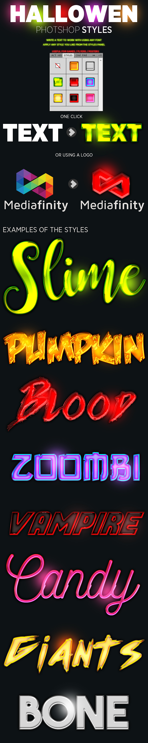 Halloween FX - Styles Photoshop