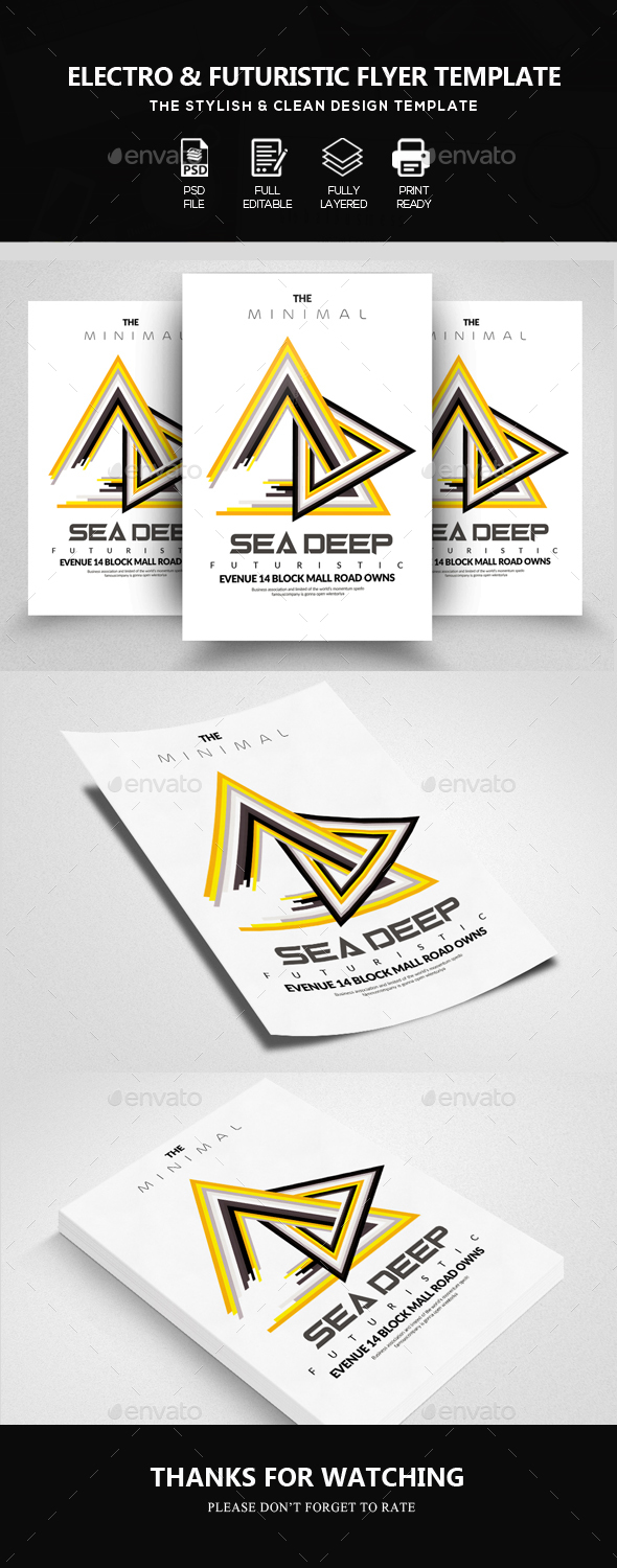Electro Flyer - Clubs & Parties Events