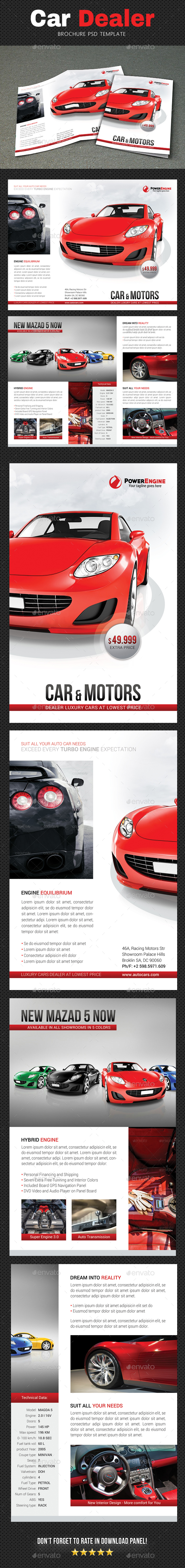 Automotive Brochure 2 - Brochures Print Templates