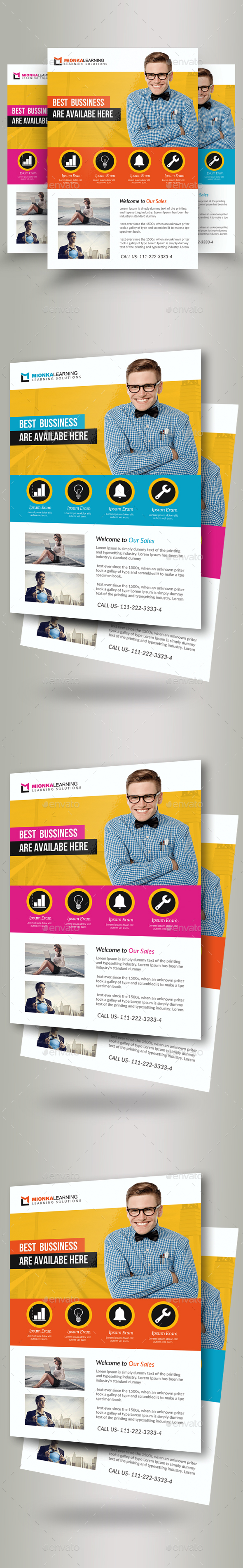 Business Marketing Consultant Flyers - Corporate Flyers