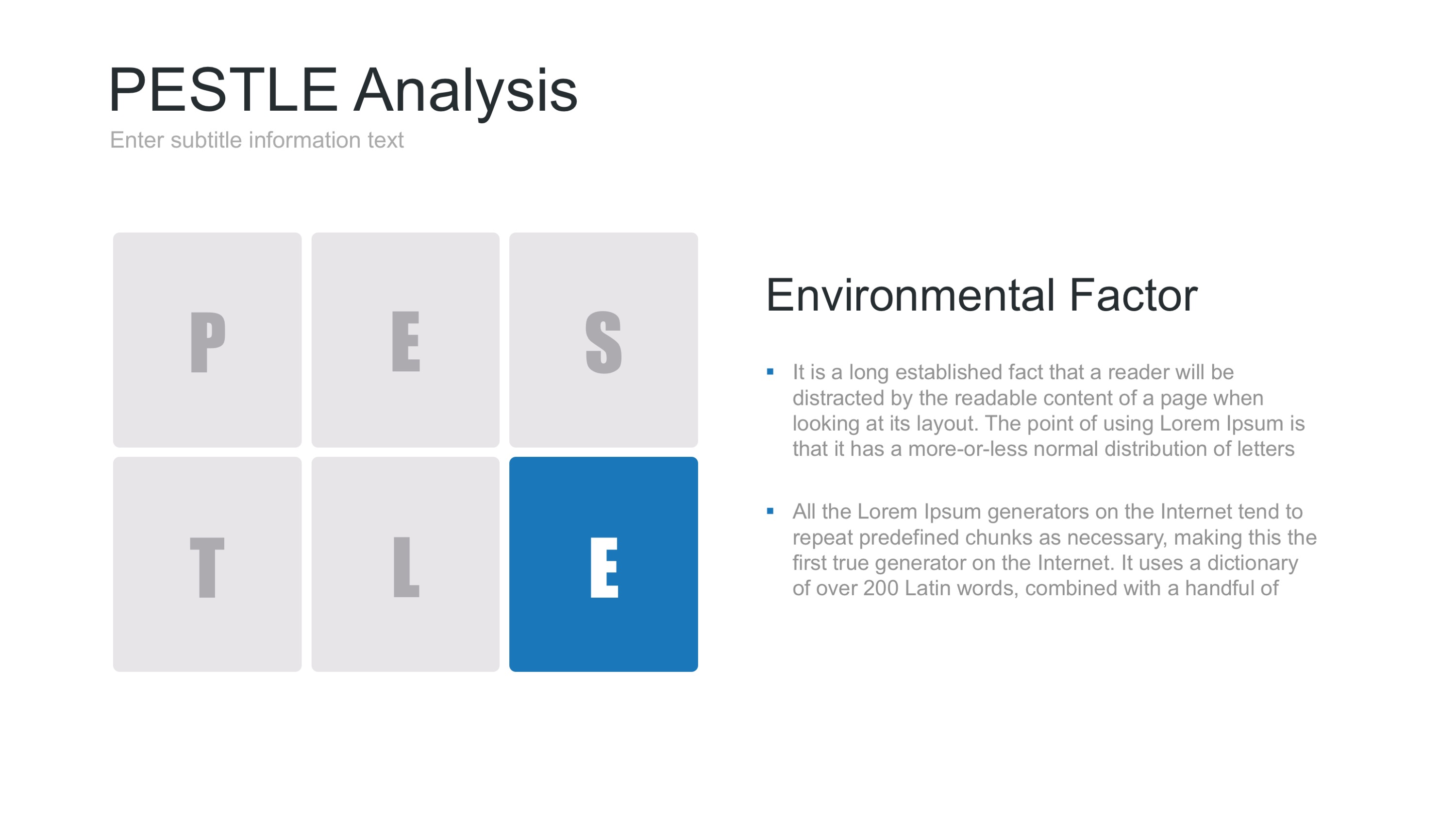 Pestel Analysis