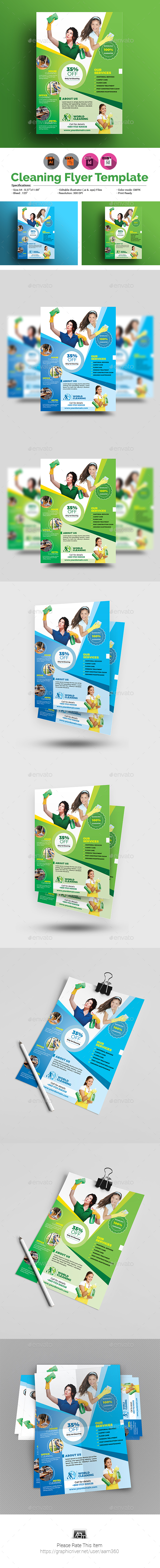 Cleaning Service Flyer Template Cleaning Service Flyer Template