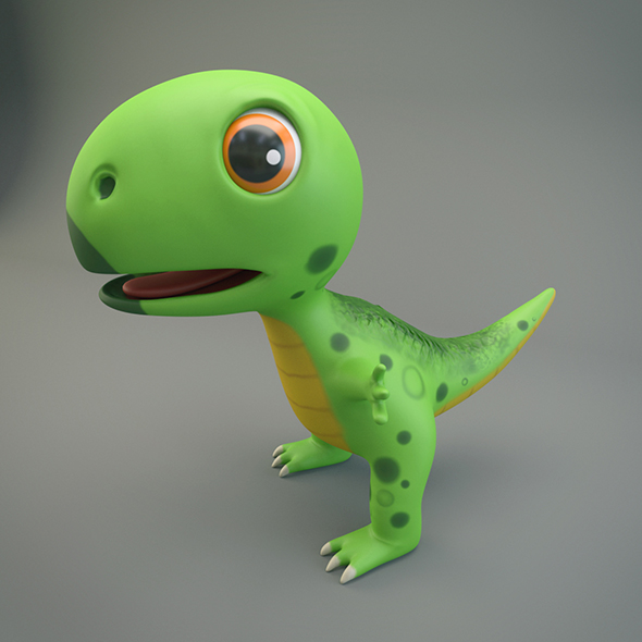 Cartoon Dinosaur - 3Docean 20844722