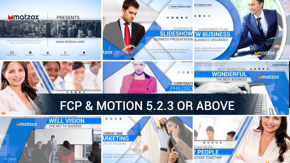 Clean Corporate Display For FCP X & Apple Motion