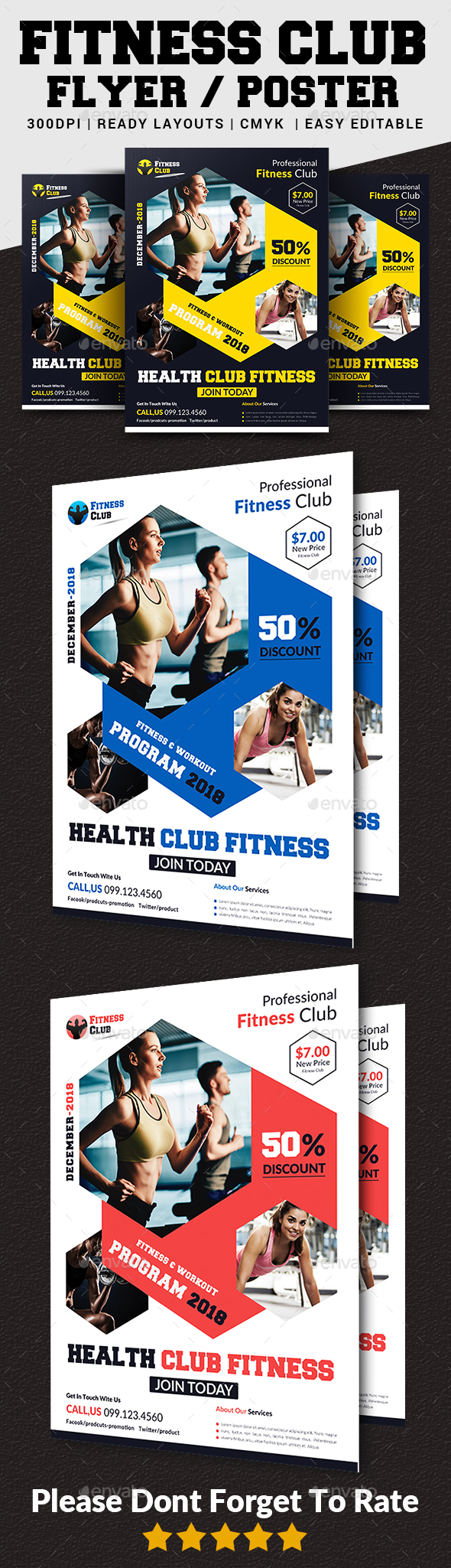 GraphicRiver Fitness Flyer 20845840